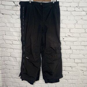 Obermeyer Men's Snow Ski Pants Black Size XL‎ Squaw Valley Short Nylon 40x28